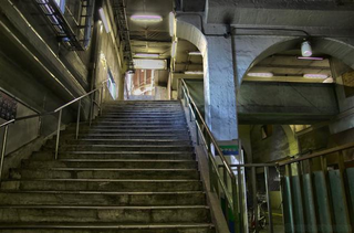 Illustration for article titled One of Japan's Scariest-Looking Train Stations